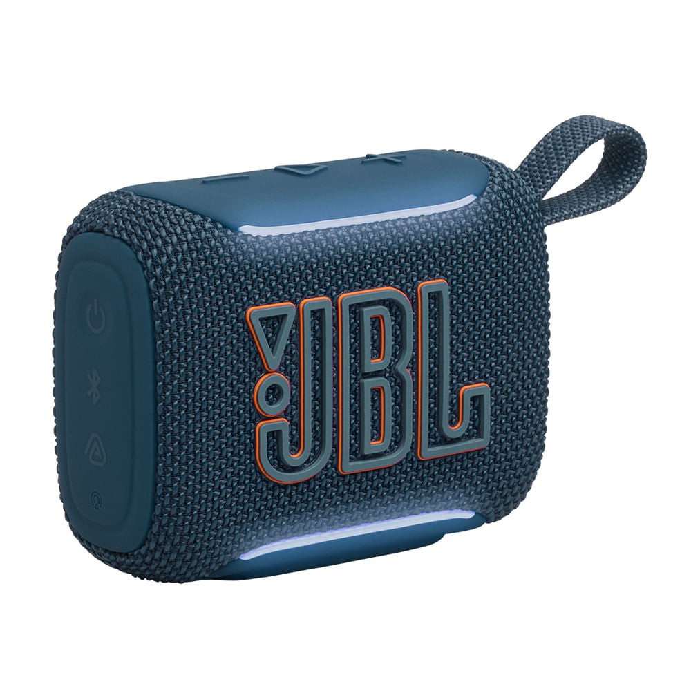 Caixa de Som Portátil JBL Go 5 Azul com Potência de 4,2W RMS, Bluetooth a Prova d'água IP67