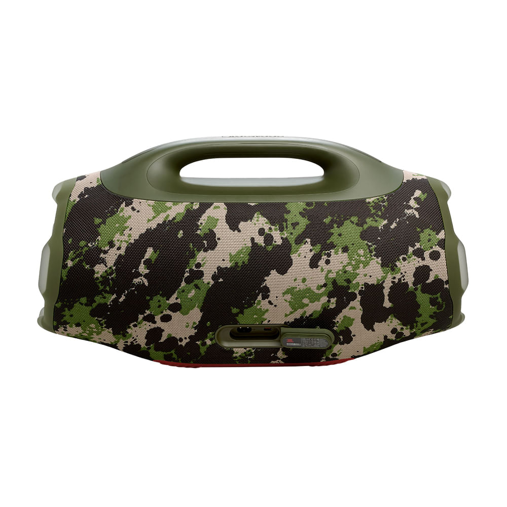 Caixa de Som Bluetooth JBL Boombox 4 Camuflada Até 34h de Reprodução, IP68 À prova d’Água e Resistente a Poeira, 210W