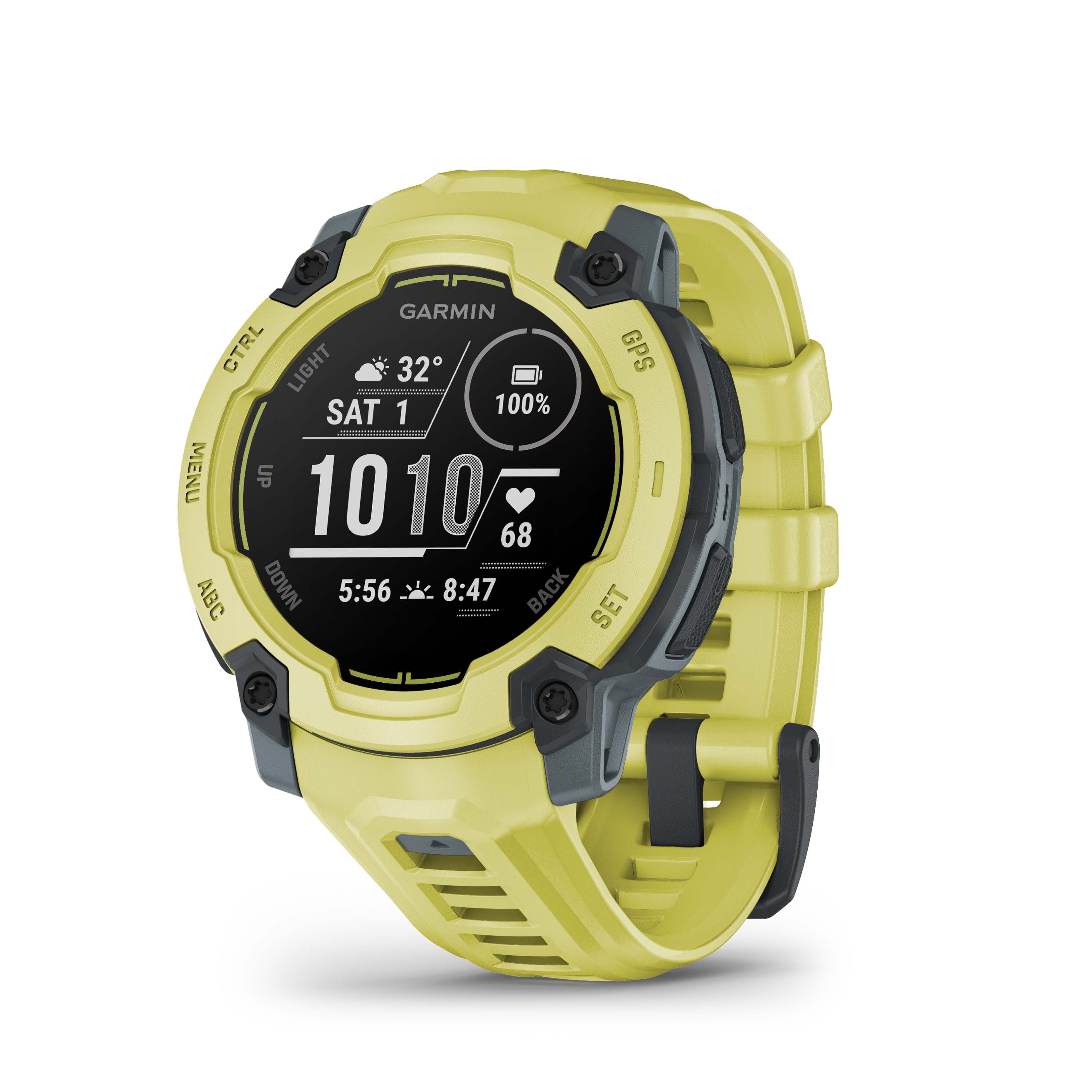 Relógio Garmin Instinct® E Verde e Cinza 45mm