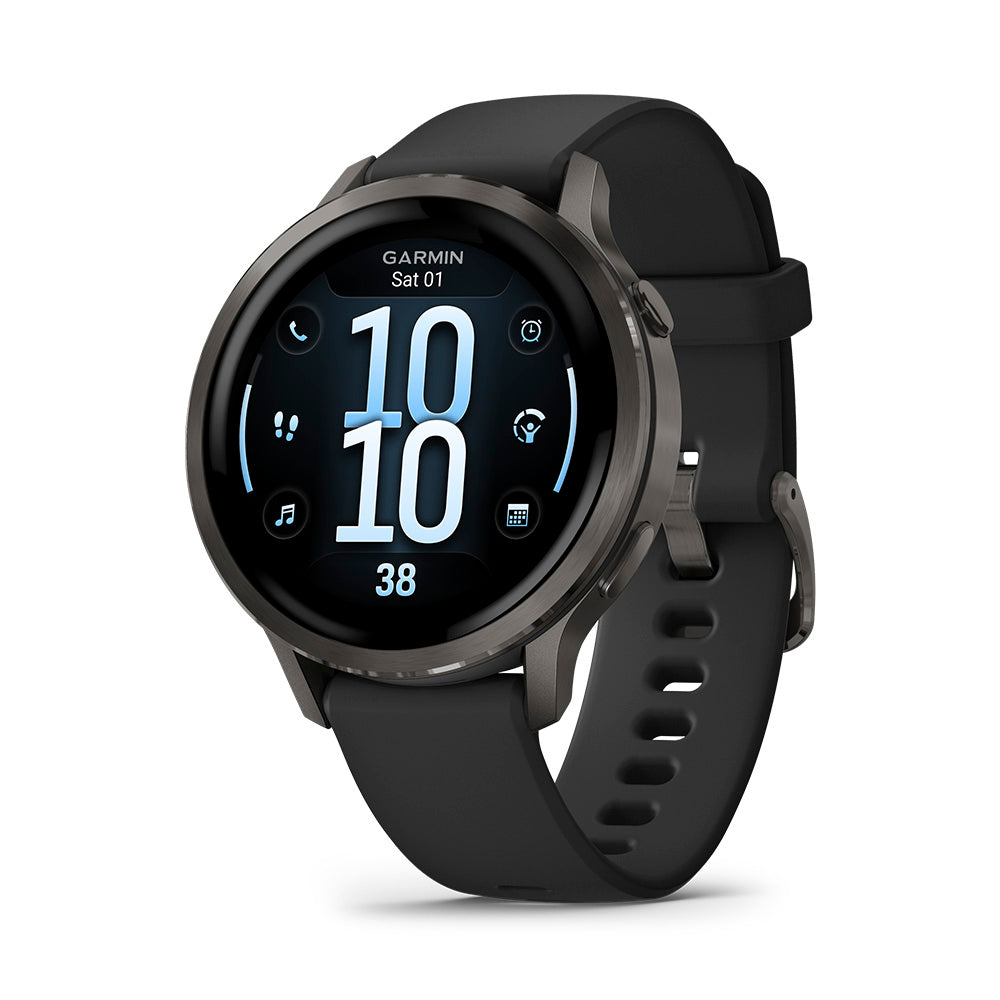 Relógio Garmin Venu® 4 Ardósia e Preto 41mm