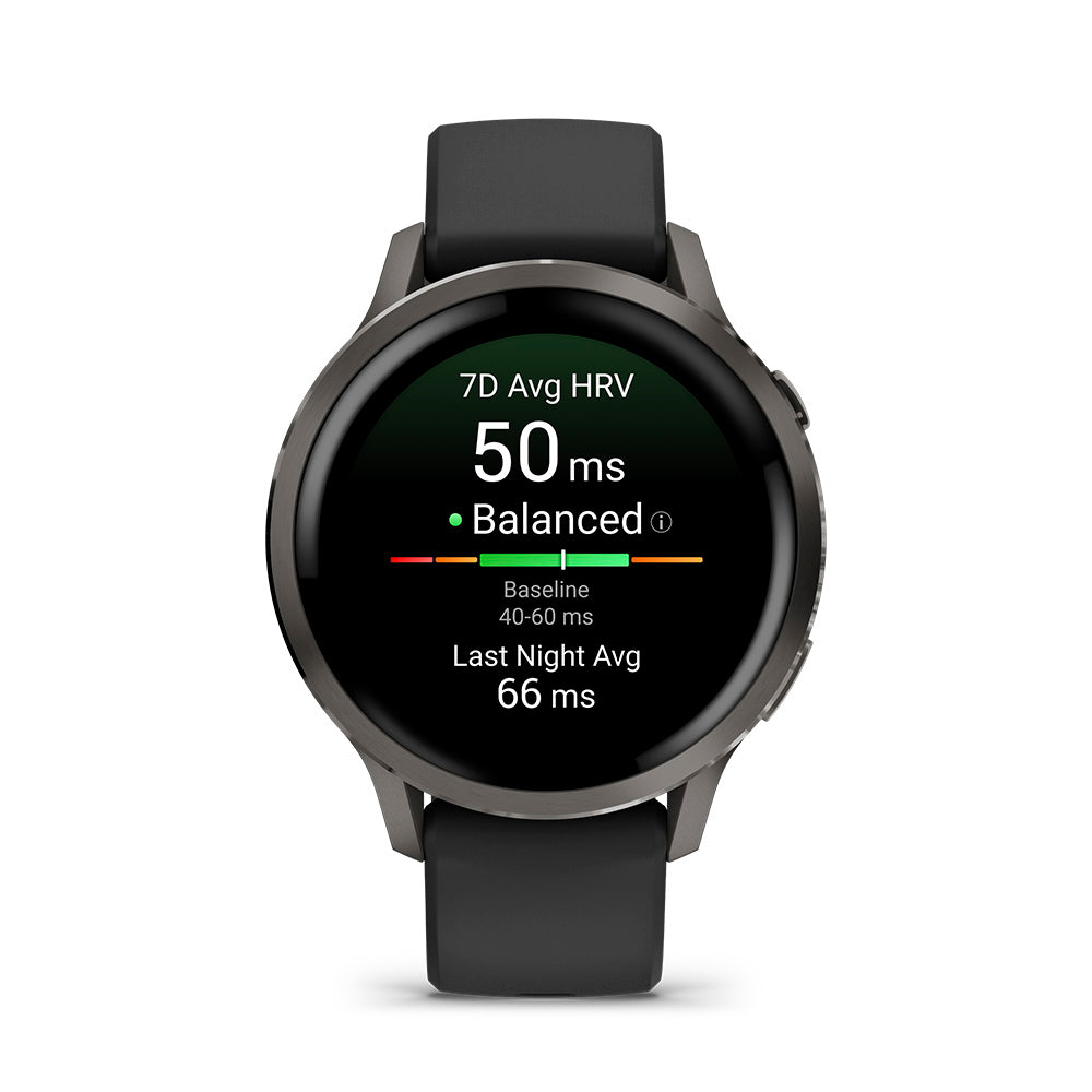 Relógio Garmin Venu® 4 Ardósia e Preto 41mm