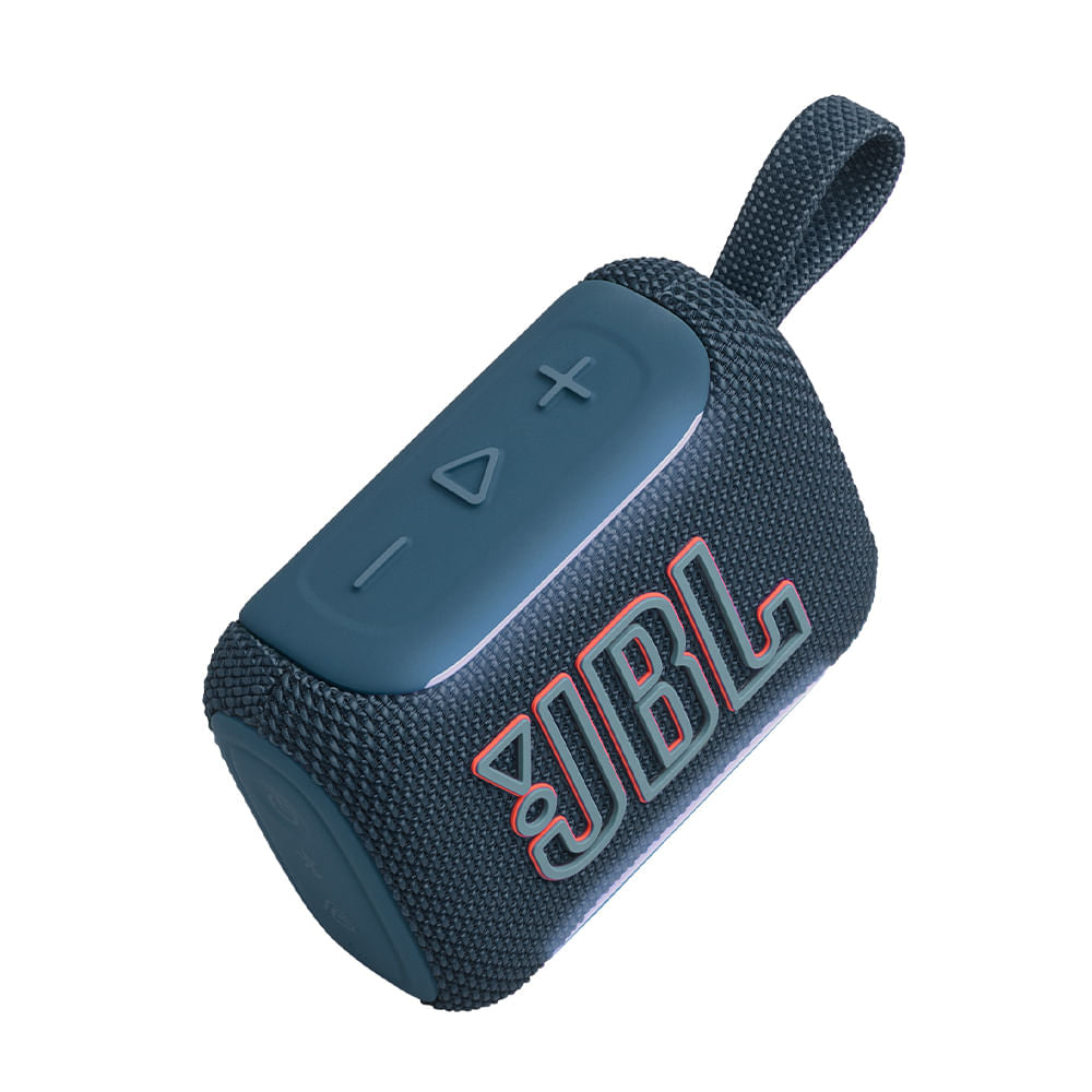 Caixa de Som Portátil JBL Go 5 Azul com Potência de 4,2W RMS, Bluetooth a Prova d'água IP67