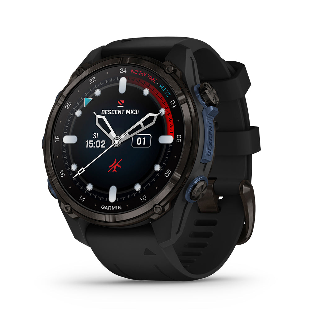 Relógio Garmin Descent™ Mk3i Cinza Carbono e Preto 43mm