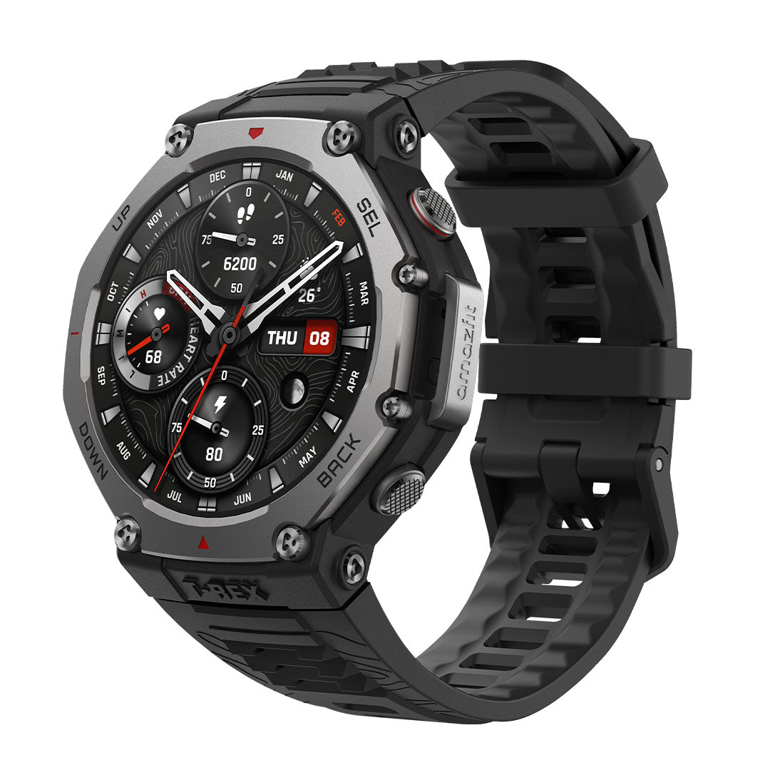 Amazfit T-Rex 3 Preto - Frente