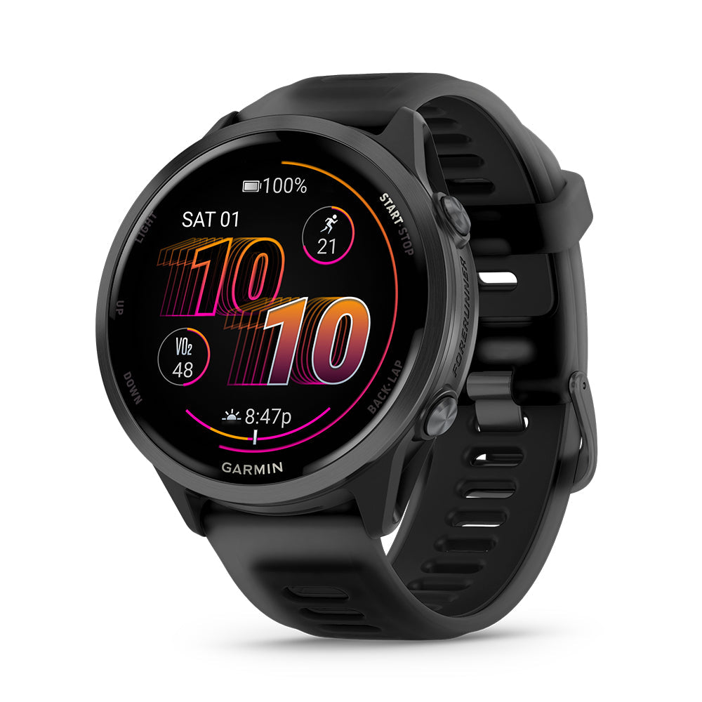 Relógio Garmin Forerunner® 570 47mm Cinza Ardósia e Preto