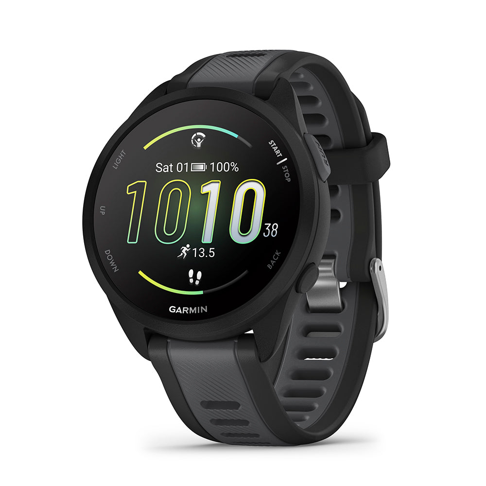 Relógio Garmin Forerunner® 165 Preto e Cinza