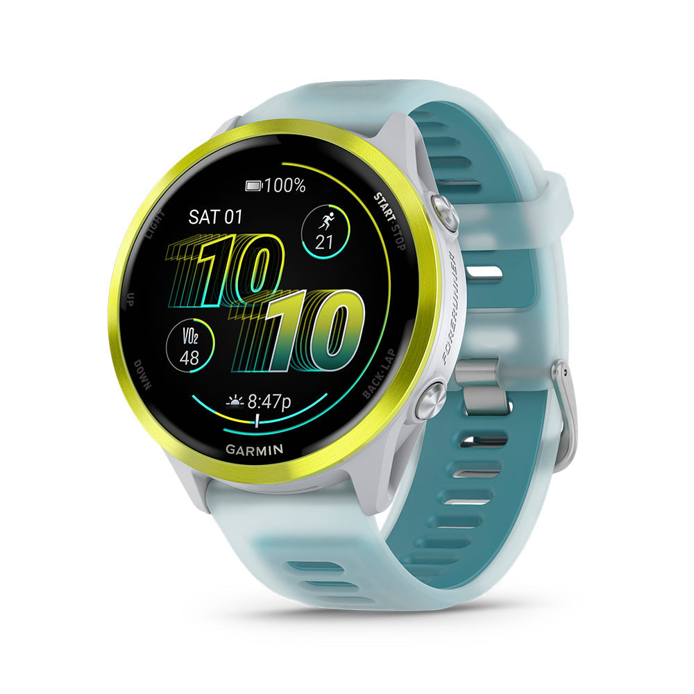 Relógio Garmin Forerunner® 570 47mm Amarelo e Marfim