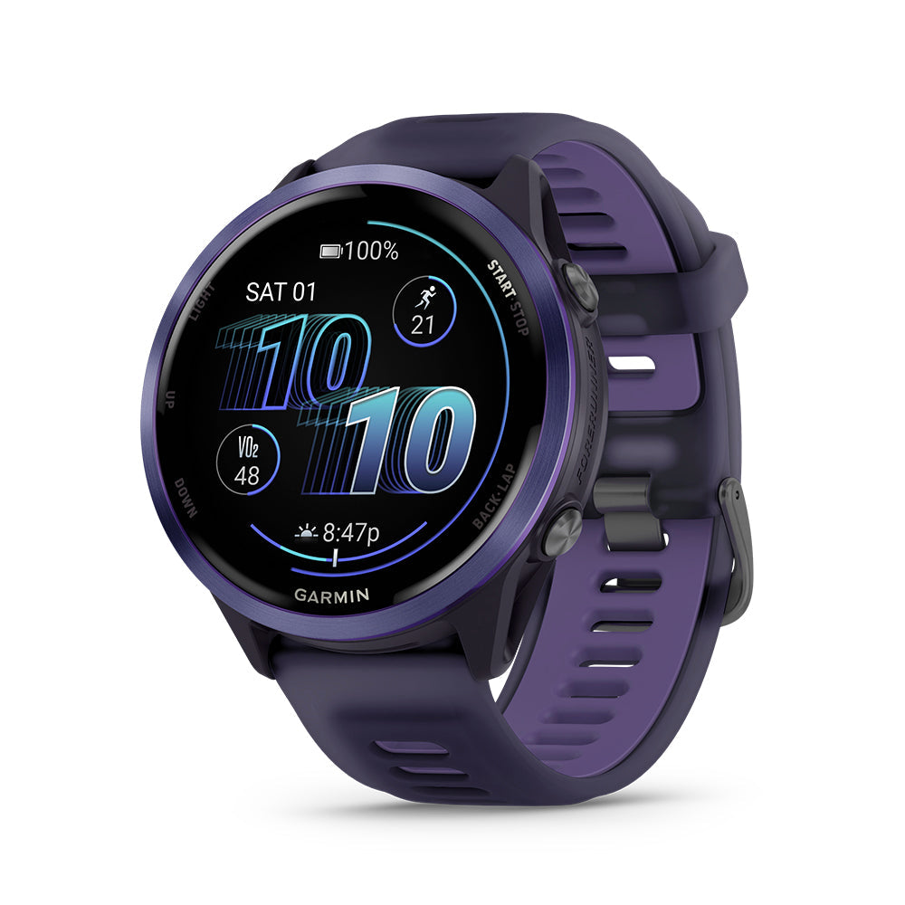 Relógio Garmin Forerunner® 570 47mm Índigo e Roxa