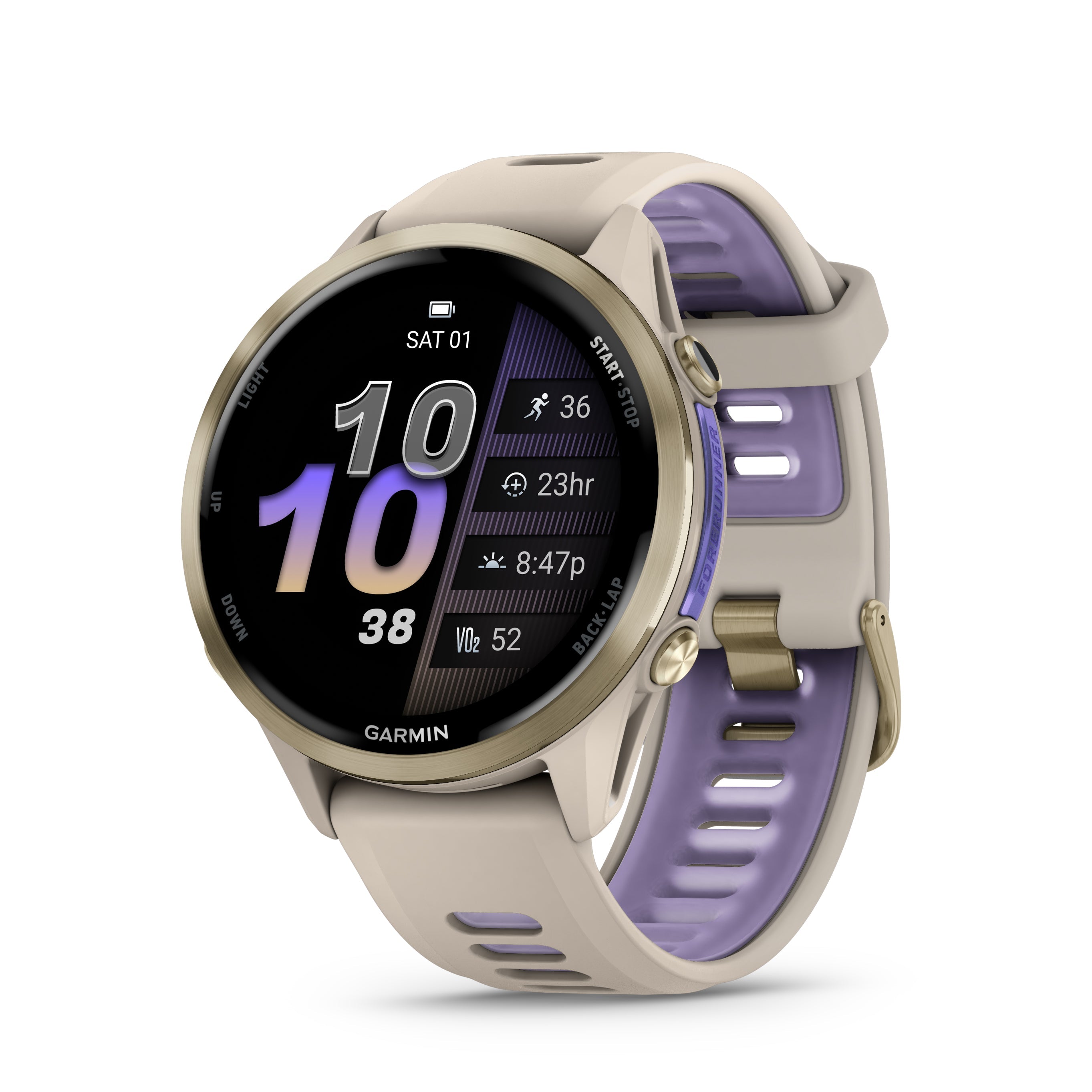 Relógio Garmin Forerunner® 970 Titânio Cinza e Índigo