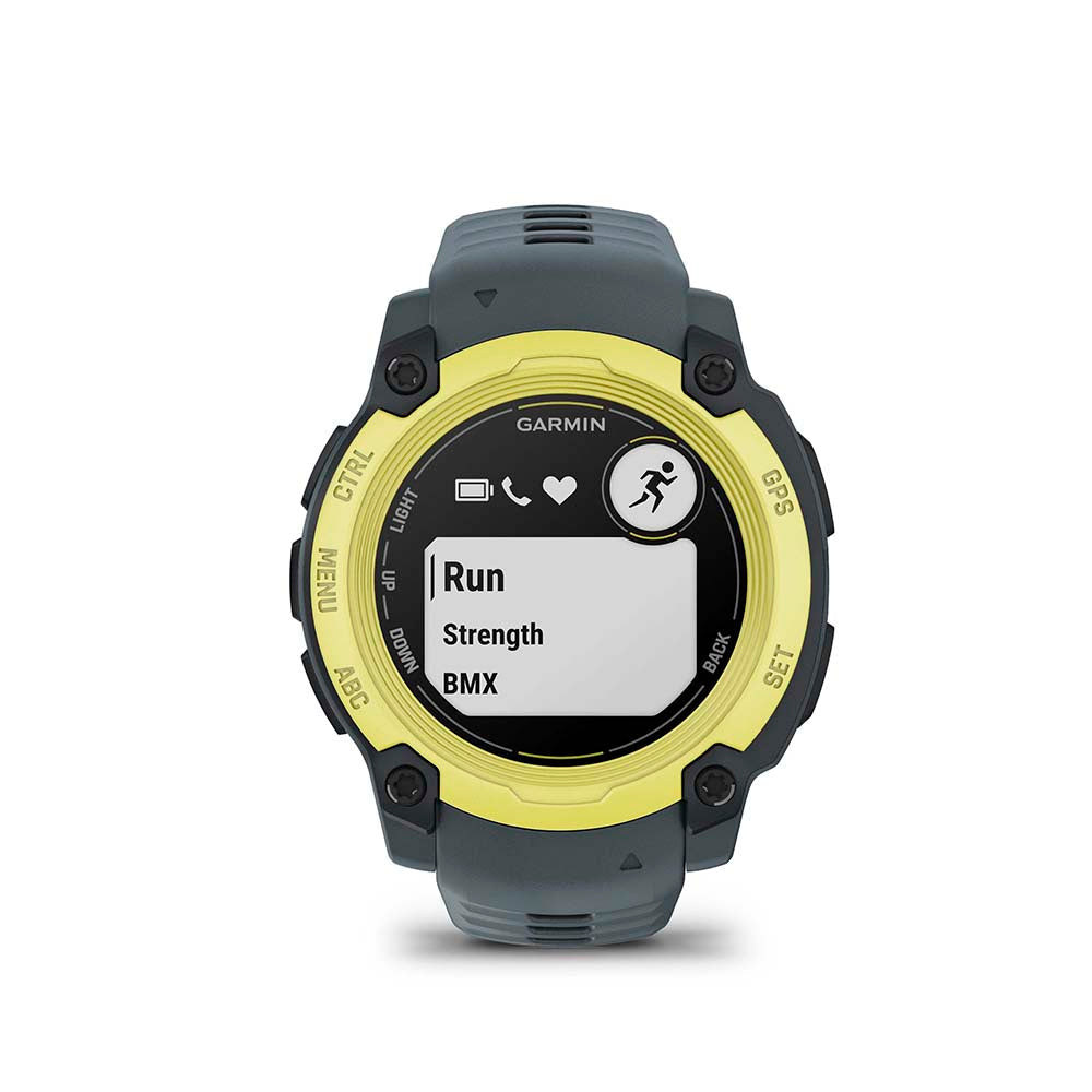 Relógio Garmin Instinct® E Verde e Cinza Crepúsculo 40mm