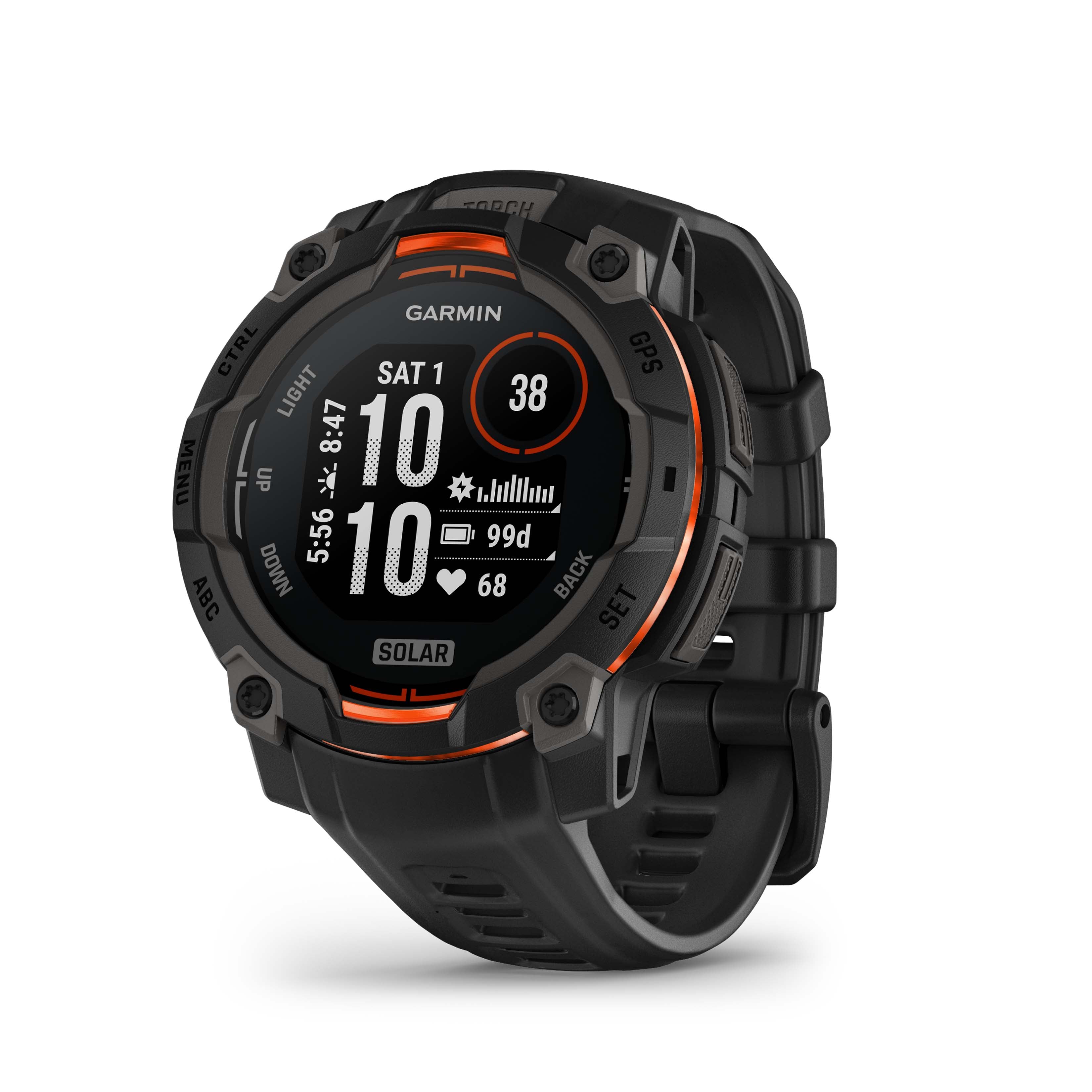 Relógio Garmin Instinct® 3 Solar Preto 45mm