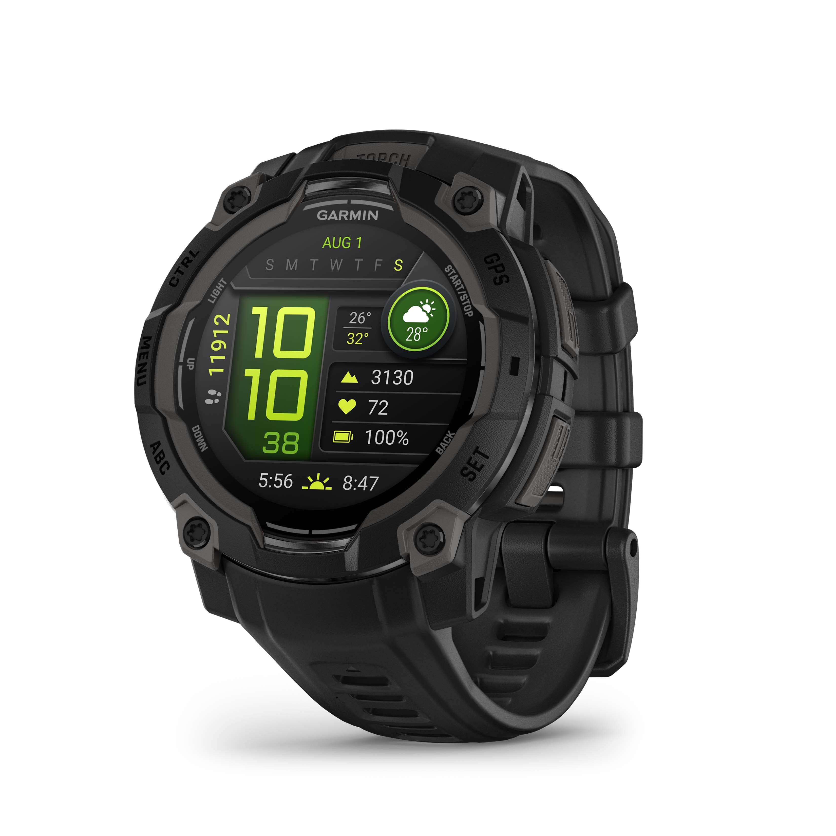 Relógio Garmin Instinct® 3 AMOLED Preto 45mm