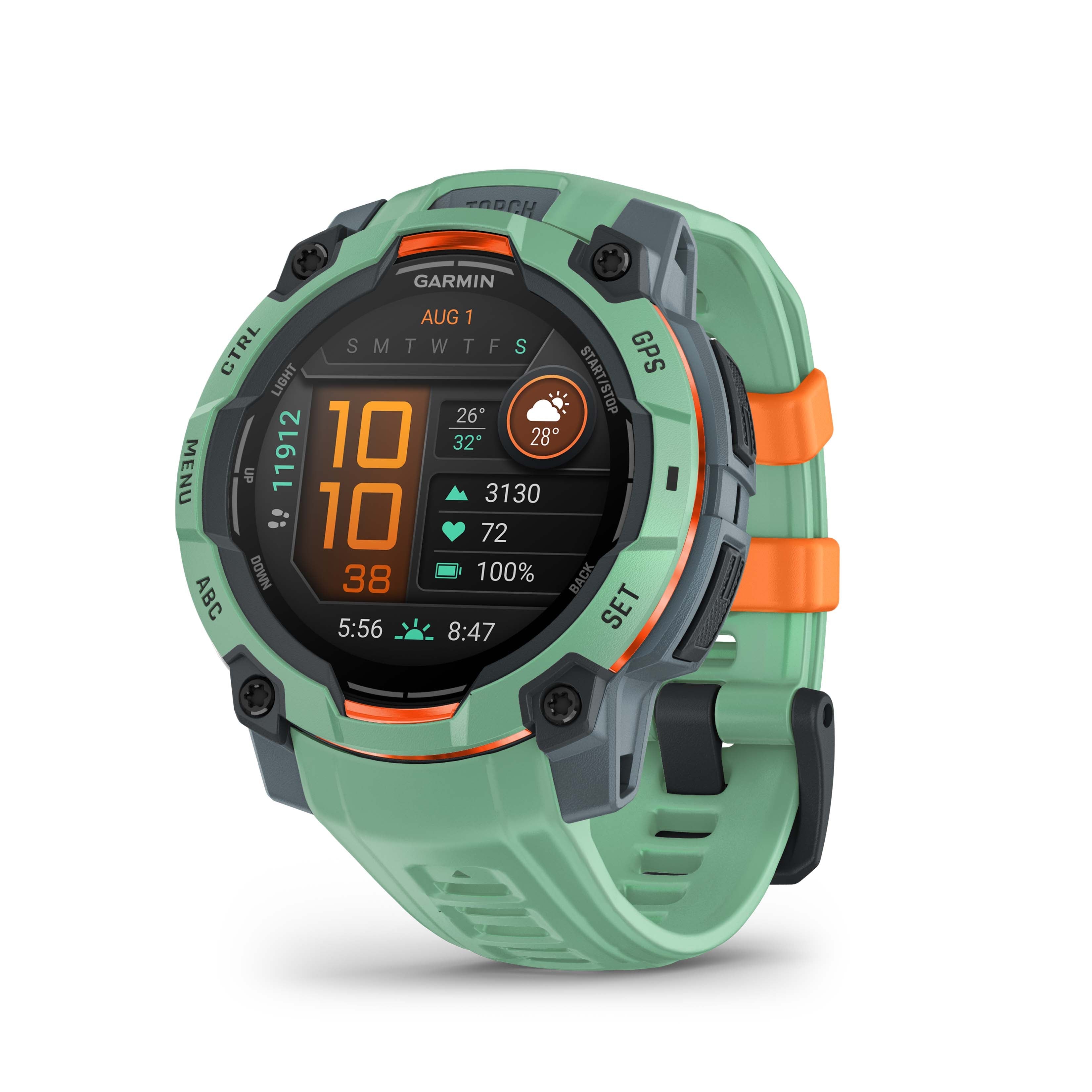 Relógio Garmin Instinct® 3 AMOLED Neo Tropical 45mm