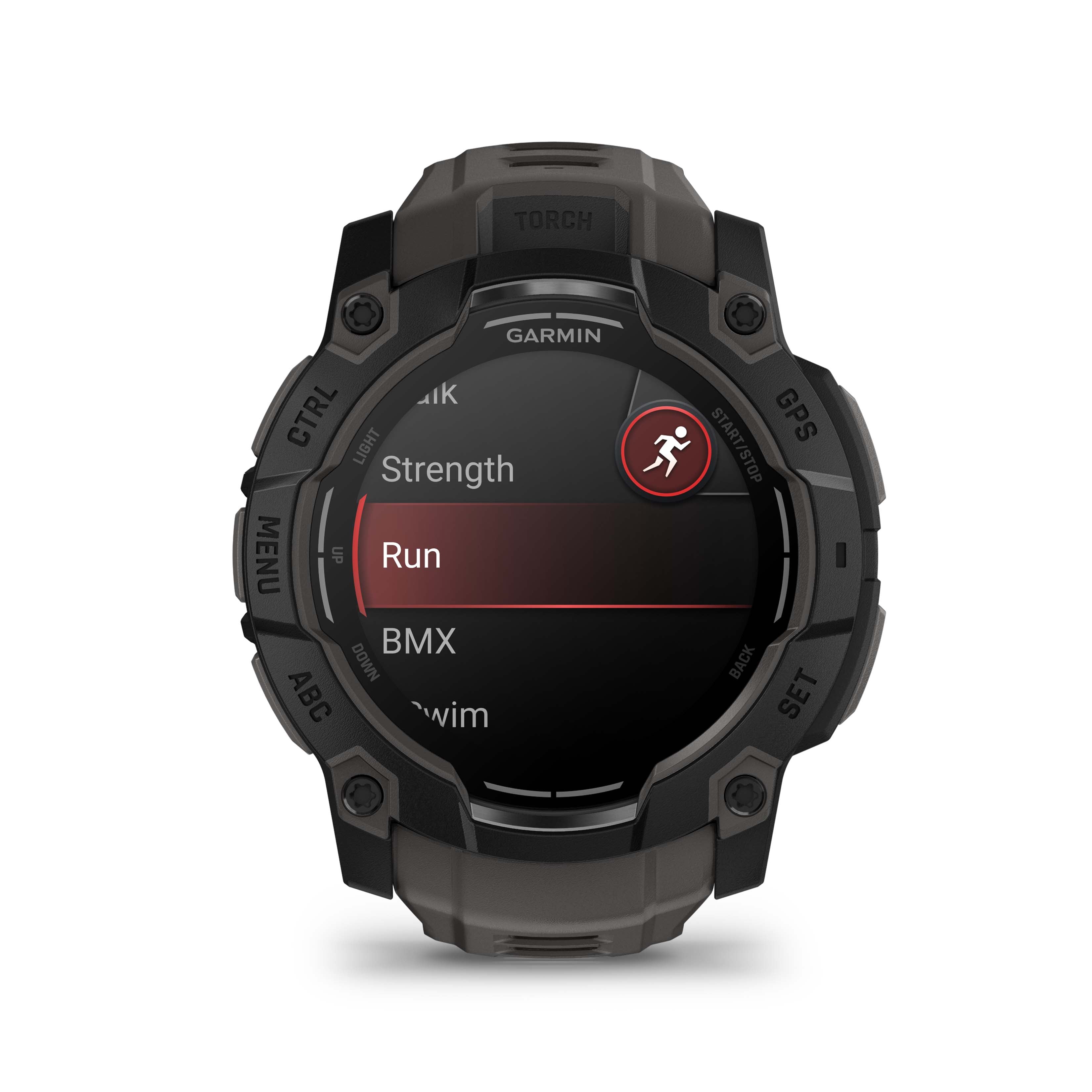 Relógio Garmin Instinct® 3 AMOLED Preto e Grafite 50mm