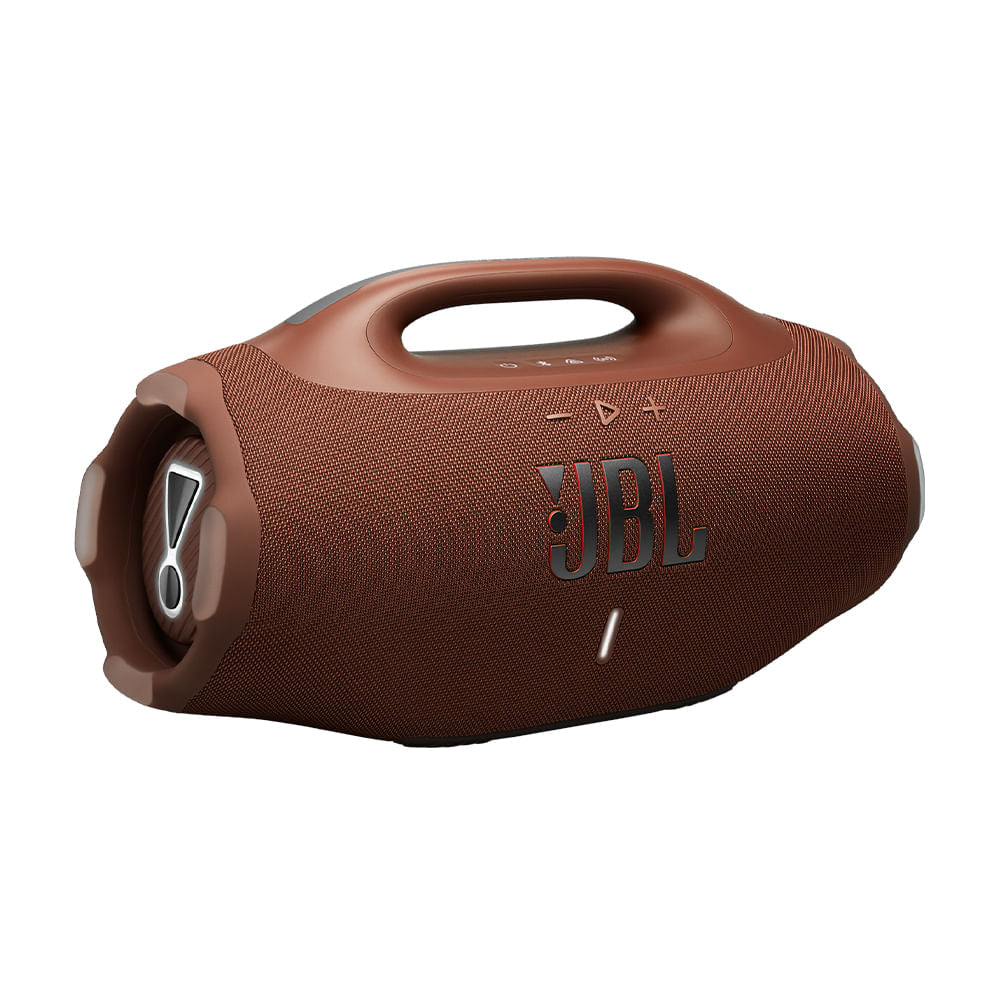 Caixa de Som Bluetooth JBL Boombox 4 Marrom, Bateria de Até 34H à Prova d’Água e Resistente a Poeira IP68 e 210W