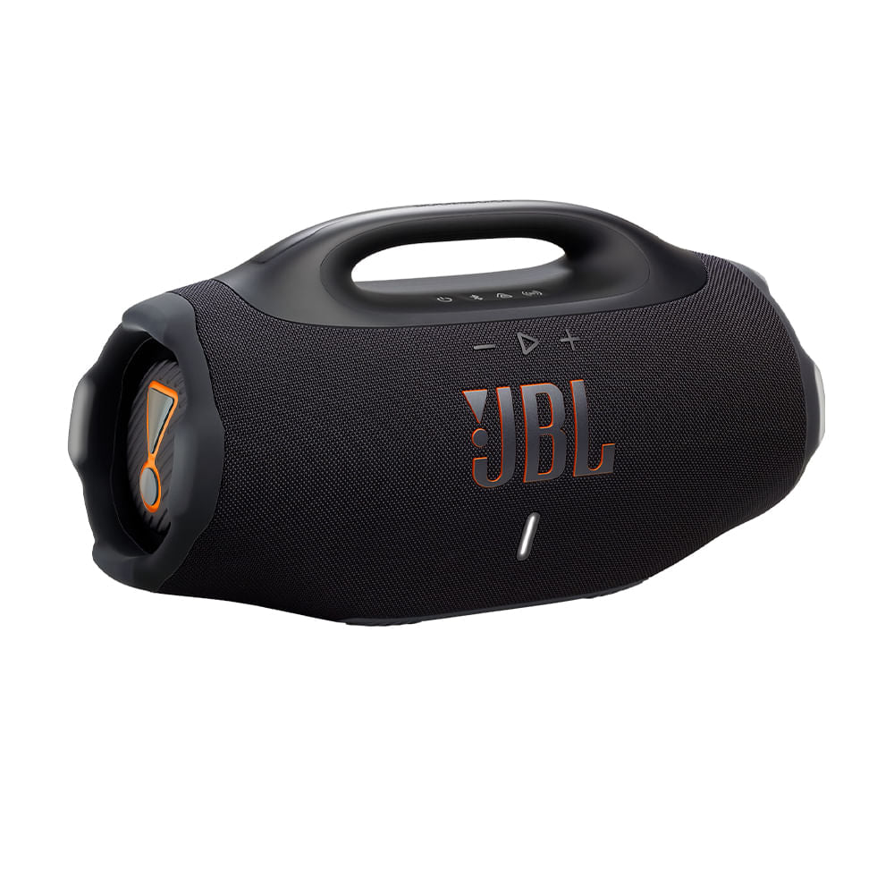 Caixa de Som Bluetooth JBL Boombox 4 Preta, Bateria de Até 34H,  à Prova d’Água e Resistente a Poeira IP68 e 210W