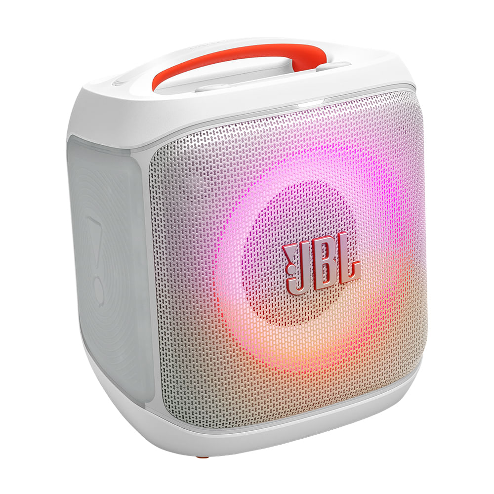 Caixa de Som Bluetooth JBL Partybox Encore Essential 2 Branca, Bateria de Até 15H à Prova d'Água IPX4