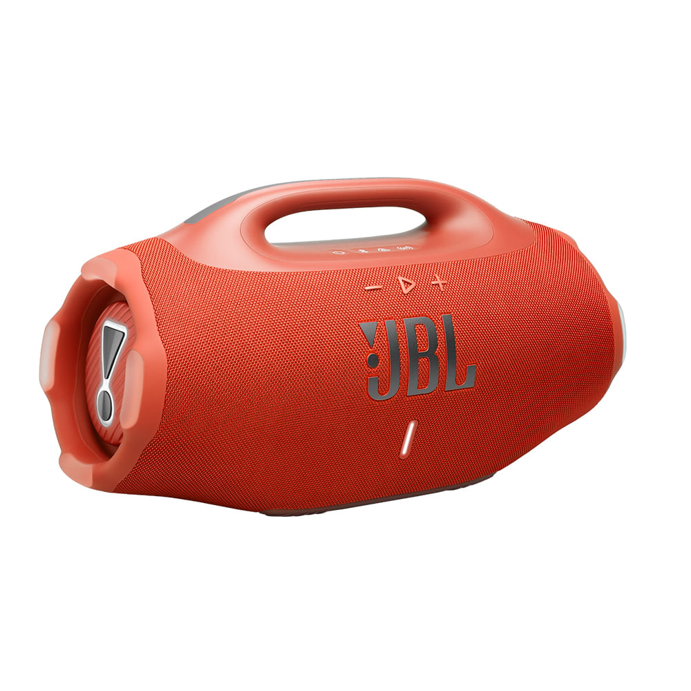 Caixa de Som Bluetooth JBL Boombox 4 Laranja, Bateria de Até 34H à Prova d’Água e Resistente a Poeira IP68 e 210W