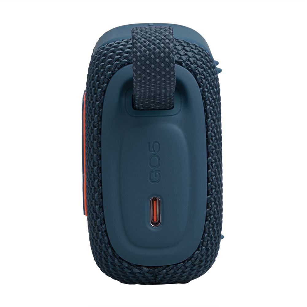 Caixa de Som Portátil JBL Go 5 Azul com Potência de 4,2W RMS, Bluetooth a Prova d'água IP67