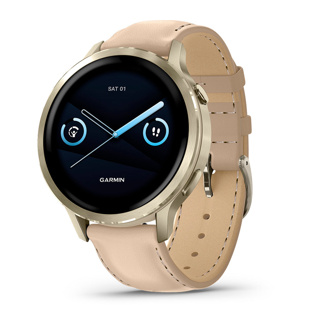 Relógio Garmin Venu® 4 Ouro e Areia 41mm