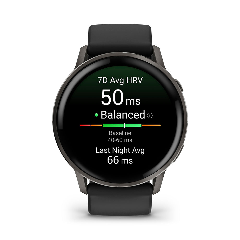 Relógio Garmin Venu® 4 Ardósia e Preto 45mm
