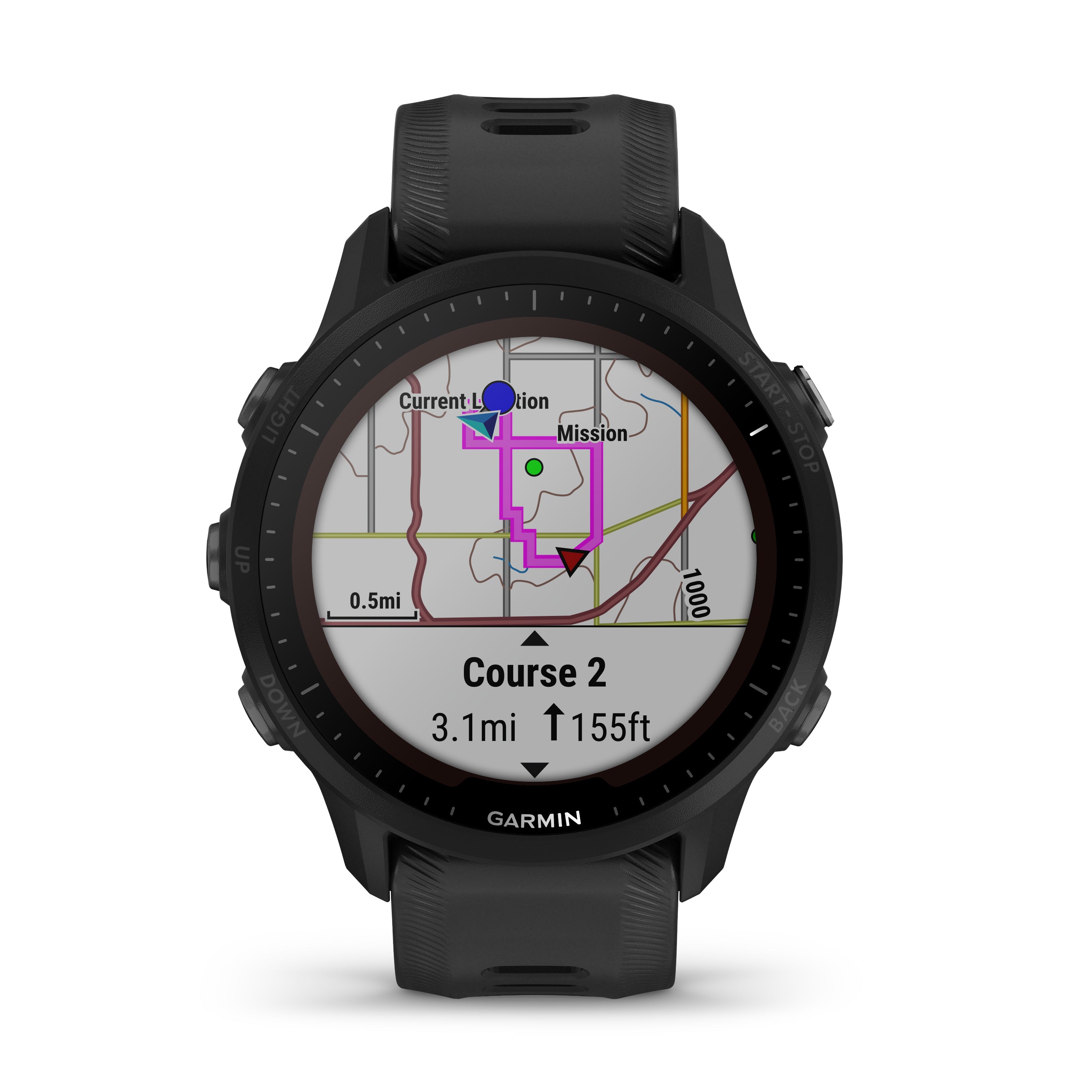 Relógio Garmin Forerunner® 955 Solar Preto