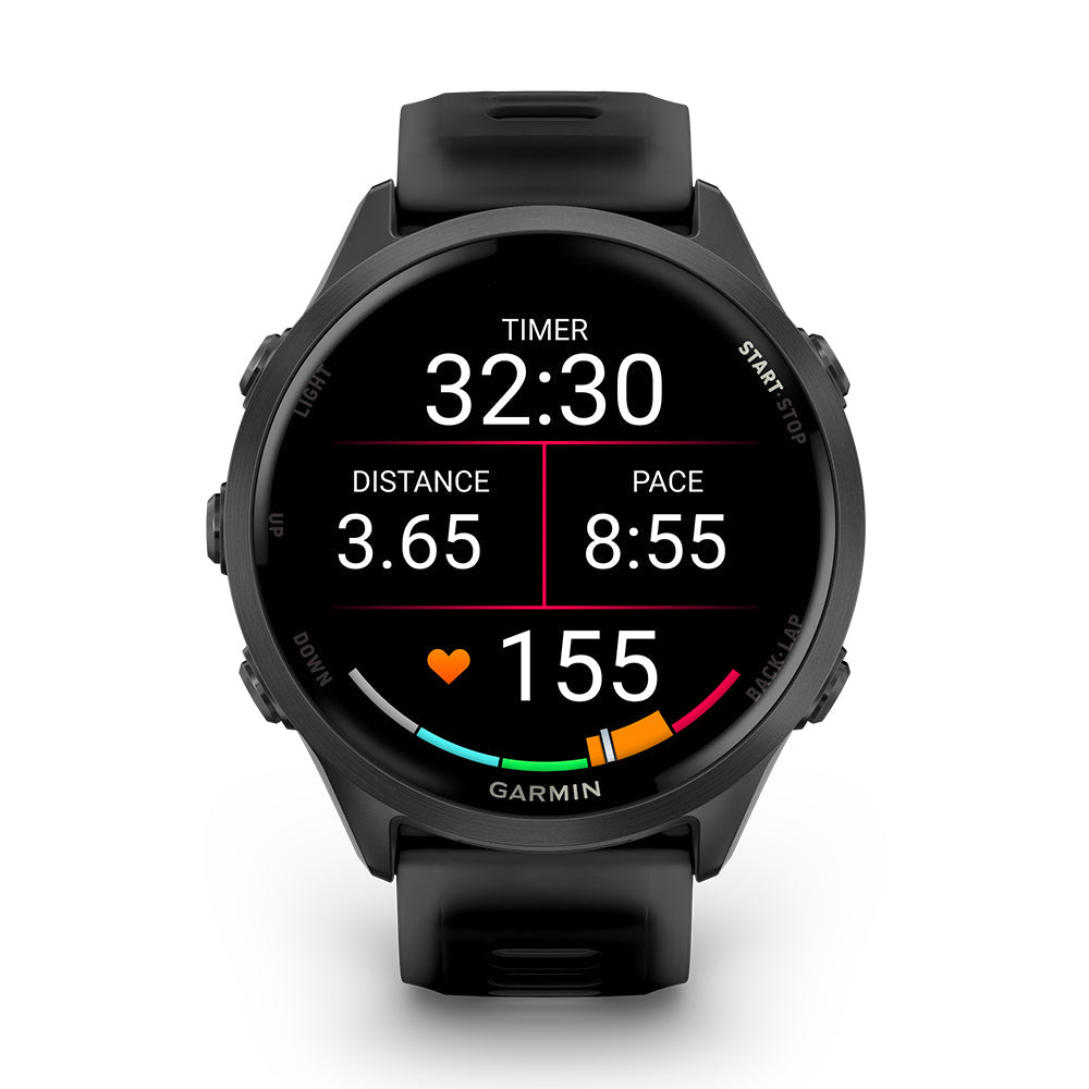 Relógio Garmin Forerunner® 570 47mm Cinza Ardósia e Preto
