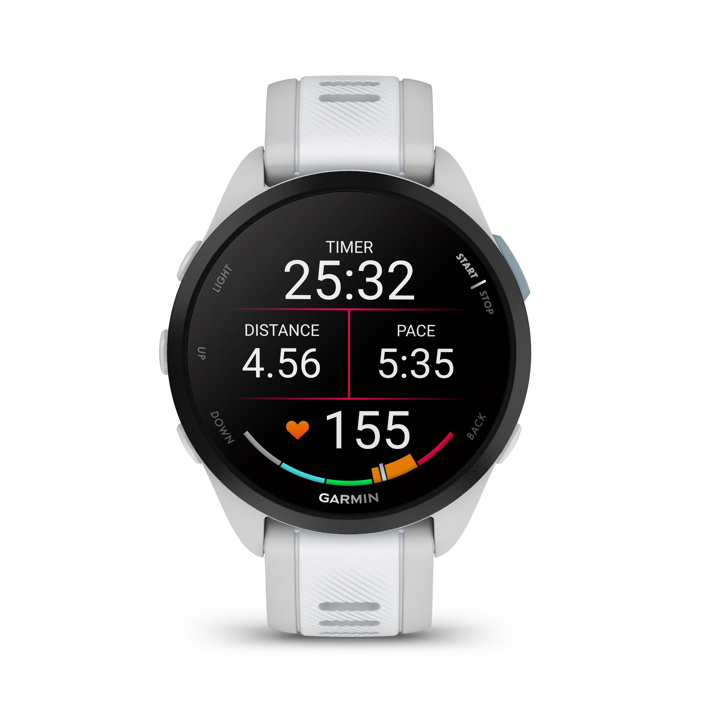 Relógio Garmin Forerunner® 165 Cinza e Branco