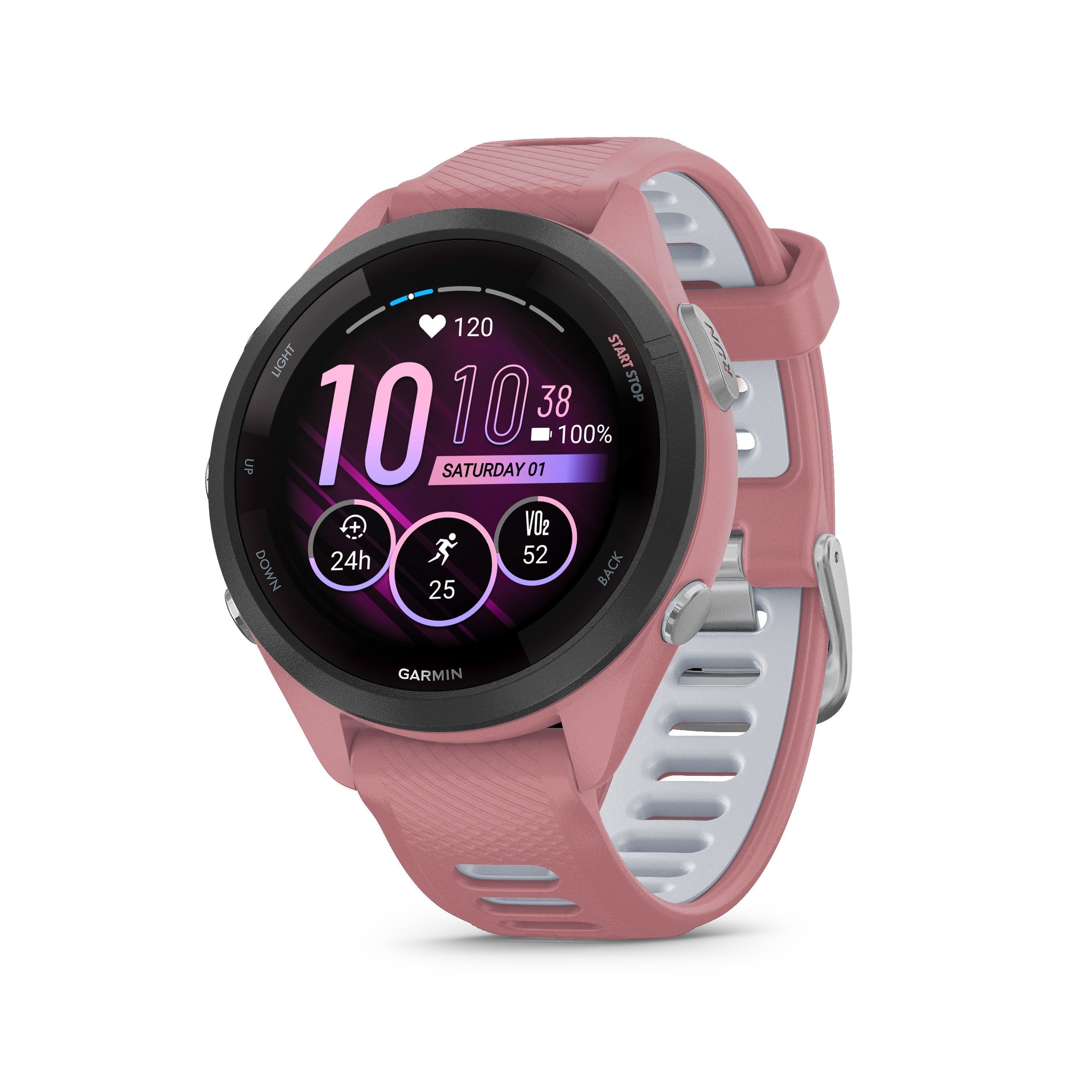 Relógio Garmin Forerunner® 265S Music Rosa