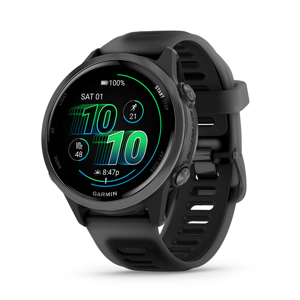 Relógio Garmin Forerunner® 570 42mm Cinza Ardósia e Preto